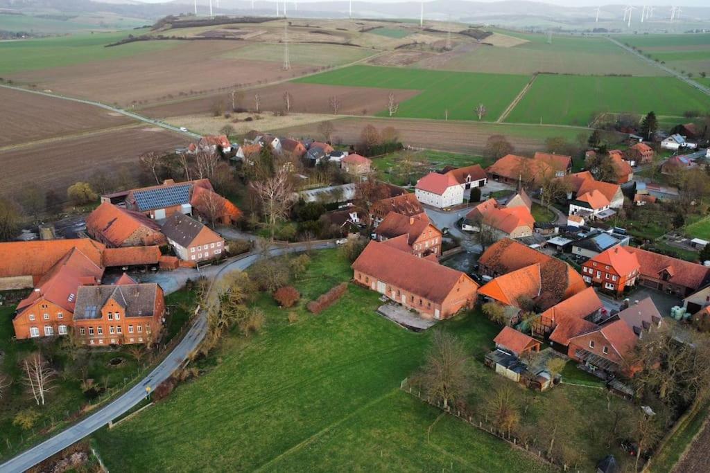 Idyllische Ferienwohnung Auf Altem Bauernhof Mit Wallbox Emmerthal Esterno foto